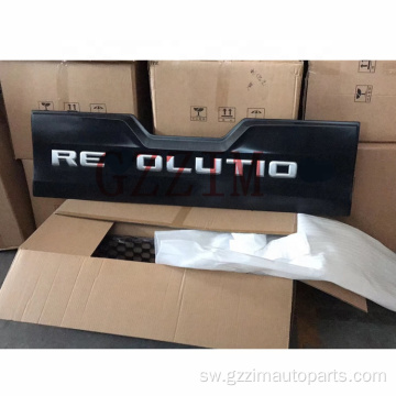 Hilux Revo 2016+ Tailgate sahani nyuma mlango ukingo